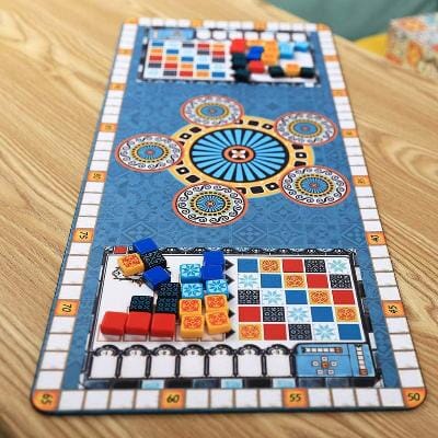 Jeu de Plateau - AzulPartyGame™- Tapis pliable